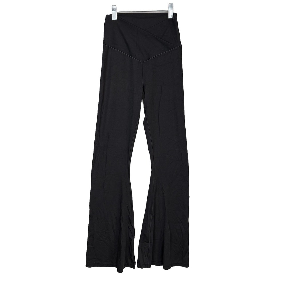 Offline by Aerie Real Me Crossover‎ High Rise Flare Leggings Black Womens Medium